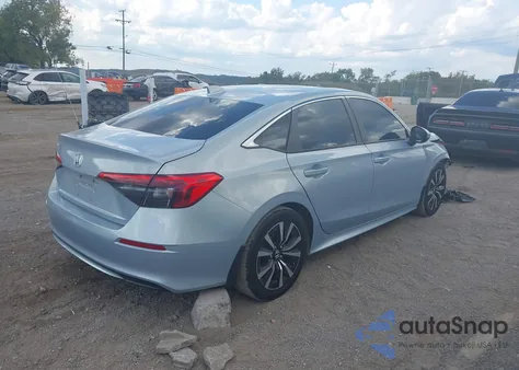 2022 Honda Civic Ex из США, поврежденный, VIN 2HGFE1F75NH329674